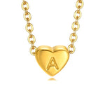 Hushmode - Letter Heart Necklace 6