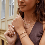 Hushmode - Lexi 18K Gold Cube Bracelet 4