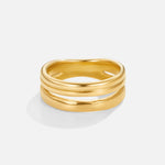 Hushmode -  Layered Gold Ring 1