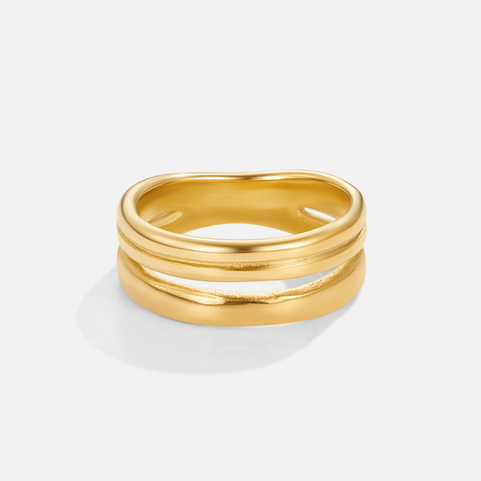 Hushmode -  Layered Gold Ring