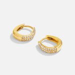 Hushmode -  Crystal Hoop Earrings 5