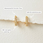Hushmode -  Crystal Hoop Earrings 6