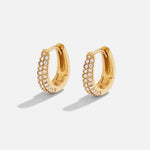 Hushmode -  Crystal Hoop Earrings 1