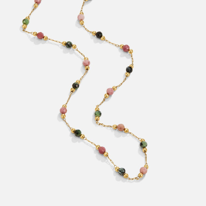 Hushmode - Spring Beaded Stone Necklace