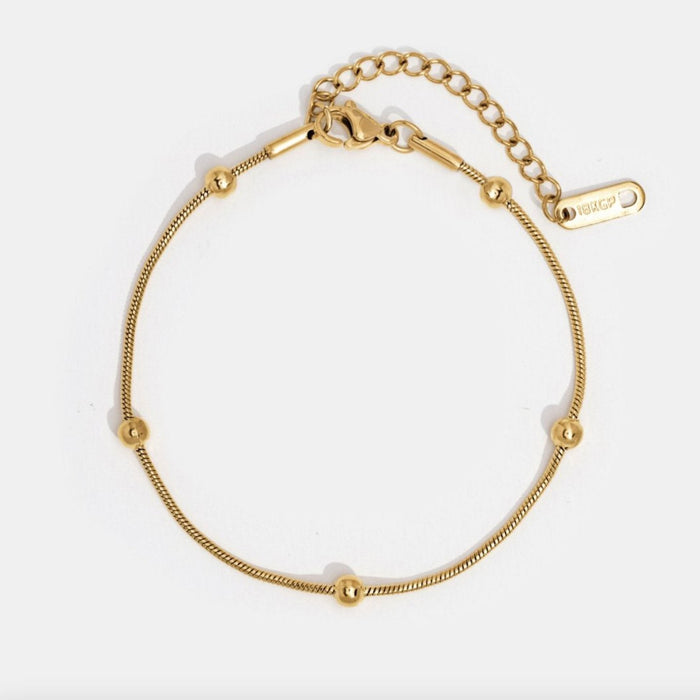 Hushmode - Luna Gold Bead Bracelet