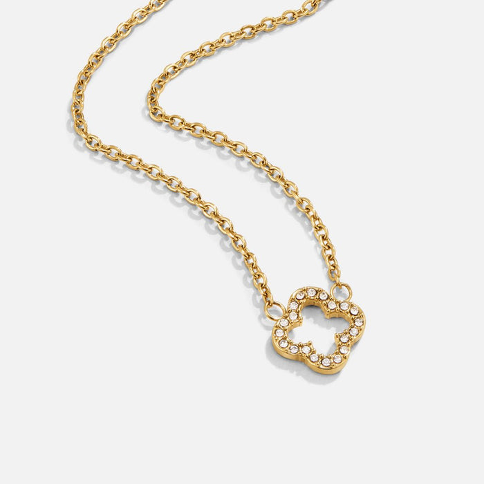 Hushmode - Crystal Clover Necklace
