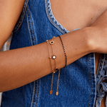 Hushmode - Maisie Black Bead Bracelet 2