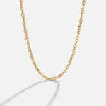 Hushmode - Twist Gold Chain Necklace 1