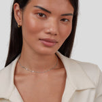 Hushmode - Mila Twist Silver Chain Necklace 4