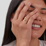 Hushmode - Twisted Gold Ring 3