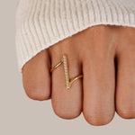 Hushmode - Twisted Gold Ring 2