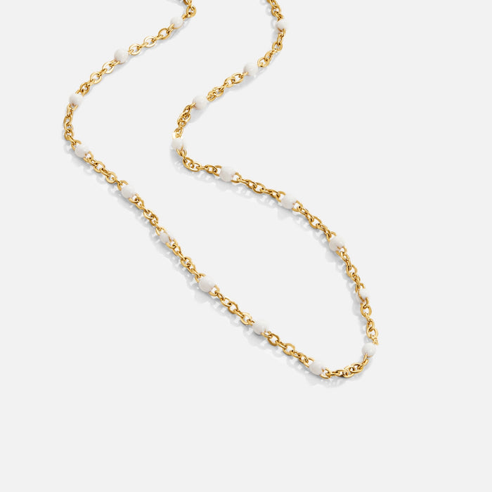 Hushmode - White Bead Necklace