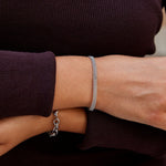Hushmode - Milan Silver Beaded Chain Bracelet 2