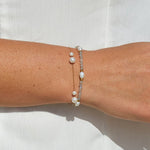 Hushmode - Moonstone & Pearl Bead Bracelet 2