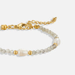 Hushmode - Moonstone & Pearl Bead Bracelet 4
