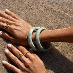 Hushmode - Natural Jade Stone Bangle 2