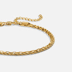 Hushmode - Nora Layered Box Chain Anklet 3