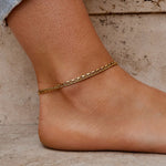 Hushmode - Nora Layered Box Chain Anklet 2