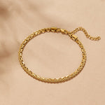 Hushmode - Nora Layered Box Chain Anklet 1
