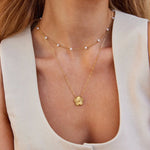 Hushmode - Pearl 18K Gold Necklace 4