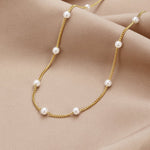 Hushmode - Pearl 18K Gold Necklace 3
