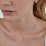 Hushmode - Pearl 18K Gold Necklace 2
