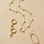 Hushmode - Pearl 18K Gold Necklace 6