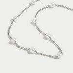 Hushmode -  Pearl Silver Necklace 4