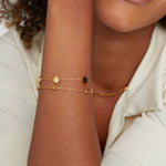 Hushmode - Onyx & White Stone Bracelet 5