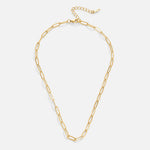 Hushmode - Paperclip Gold Necklace 4