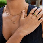 Hushmode - Paperclip Gold Necklace 5