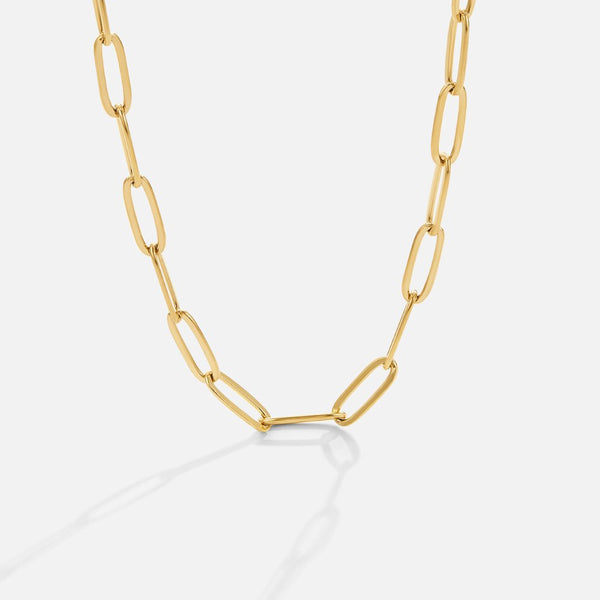 Hushmode - Paperclip Gold Necklace
