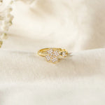 Hushmode - Spinning four-leaf clover ring 7