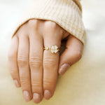 Hushmode - Spinning four-leaf clover ring 6