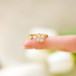 Hushmode - Spinning four-leaf clover ring 5