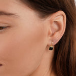 Hushmode - Piper Black Crystal Drop Earrings 4