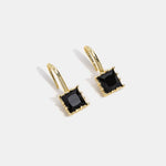 Hushmode - Piper Black Crystal Drop Earrings 1