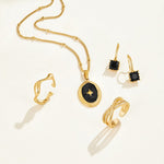 Hushmode - Piper Black Crystal Drop Earrings 8