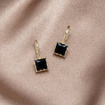 Hushmode - Piper Black Crystal Drop Earrings 5