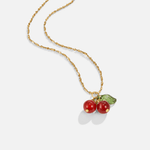 Hushmode - Red Cherry Pendant Necklace 1