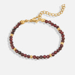 Hushmode - Red Garnet Bead Bracelet 5