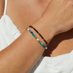 Hushmode - Red Garnet Bead Bracelet 9