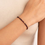 Hushmode - Red Garnet Bead Bracelet 2