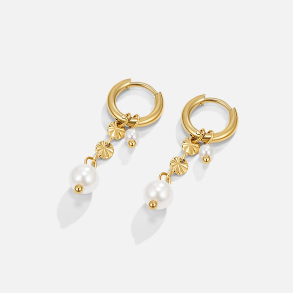 Hushmode - Pearl Tassel Earrings