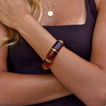 Hushmode - Sabina Golden Brown Marbled Bracelet 2