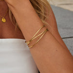 Hushmode -  Gold Layered Bangle 2