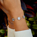 Hushmode - Silver Clover Bracelet 4