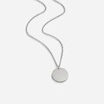 Hushmode - Silver Coin Necklace 1
