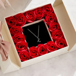 Hushmode - Silver Letter Heart Necklace 4