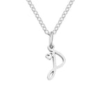 Hushmode - Silver Letter Heart Necklace 21
